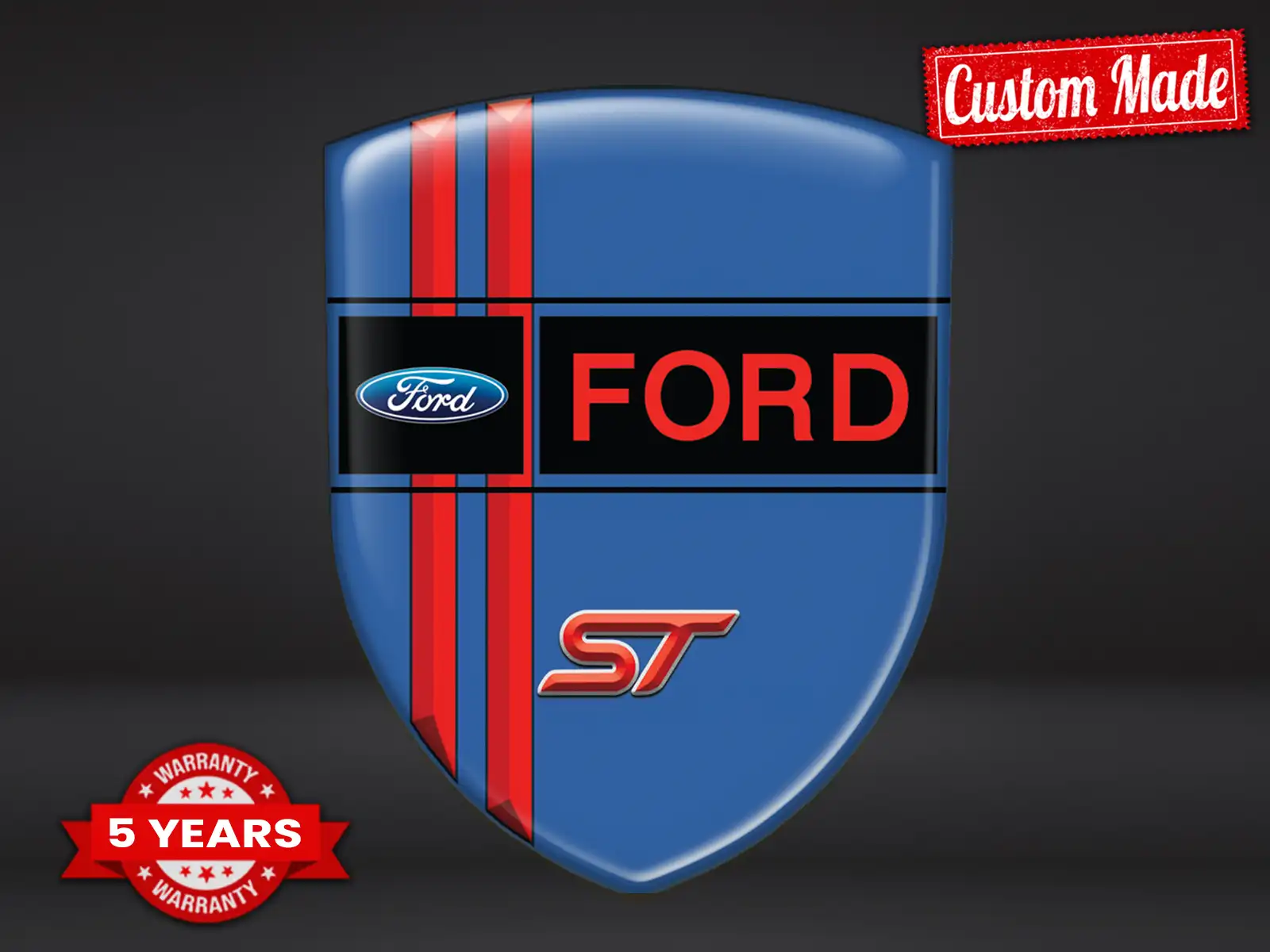 Ford Sticker Domes Exklusive Edition Edle Labels